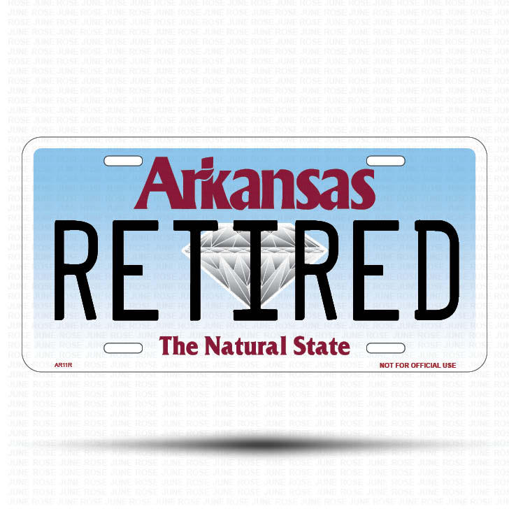 NATIVE Flat Aluminum License Plate | 6" x 12" | State Plate Front View Name Plate