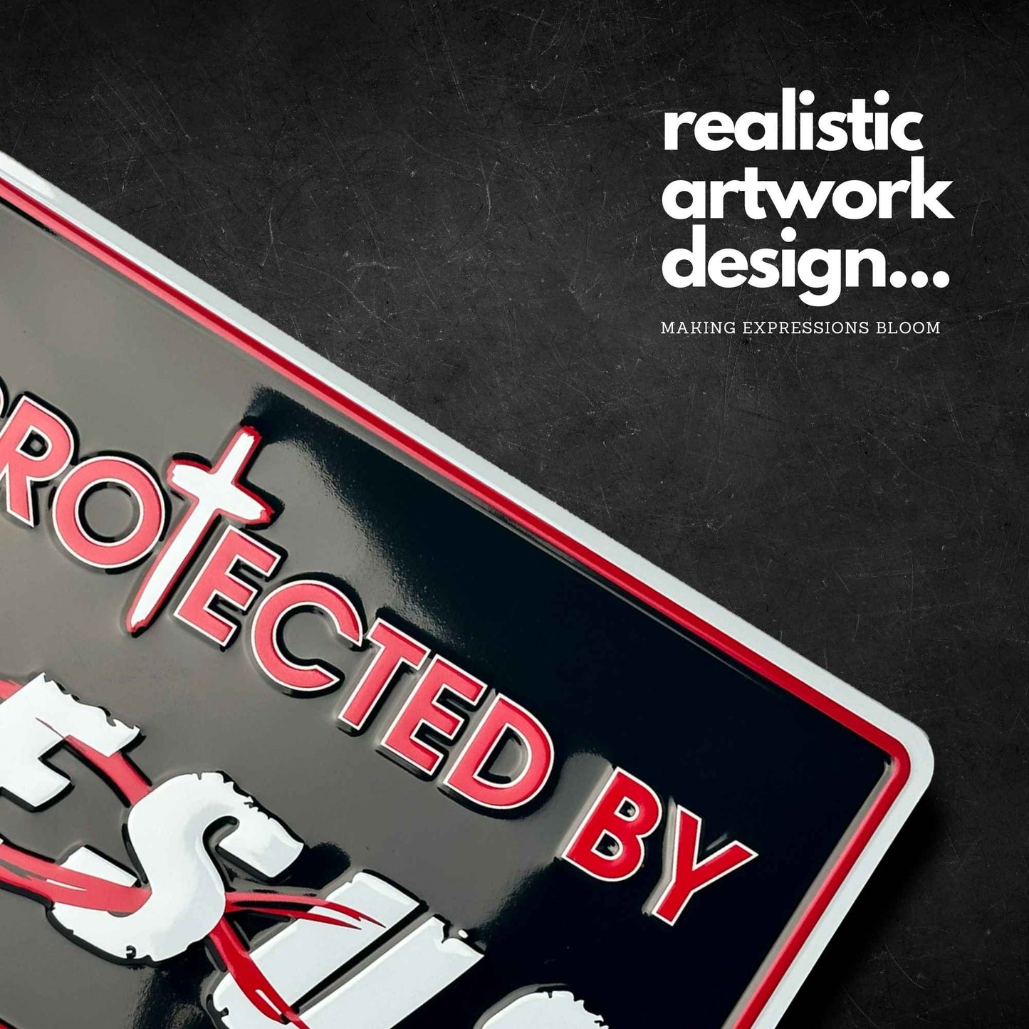 Protected By Jesus Artwork Design