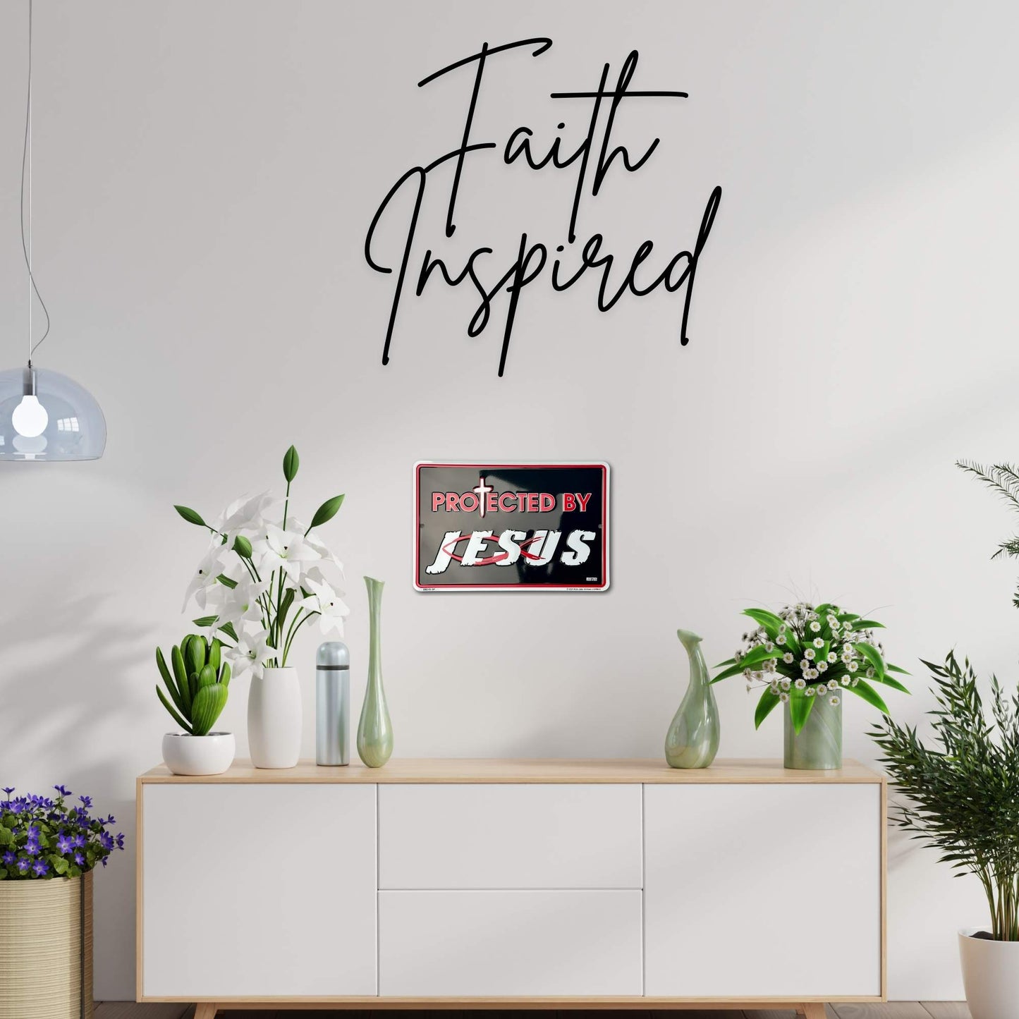 Protected By Jesus In Use Living Room
