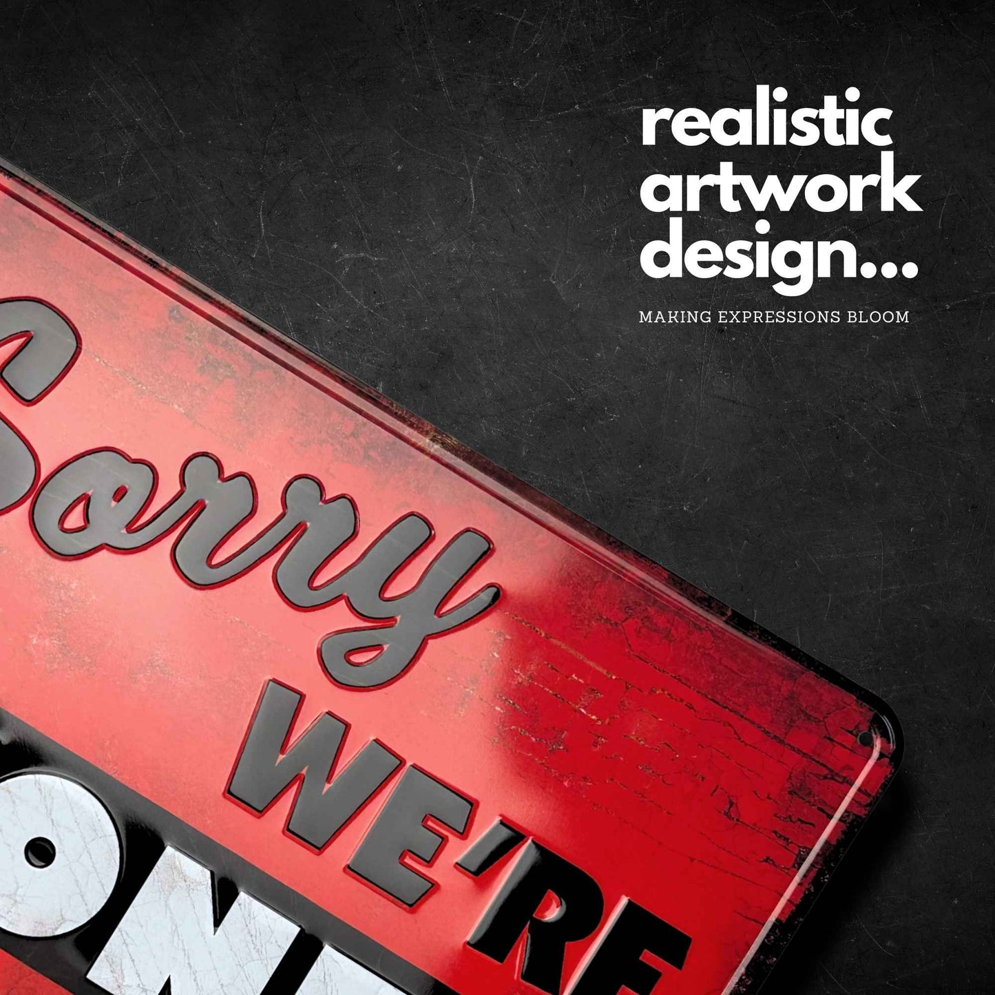 Sorry We're Stoned Artwork Design