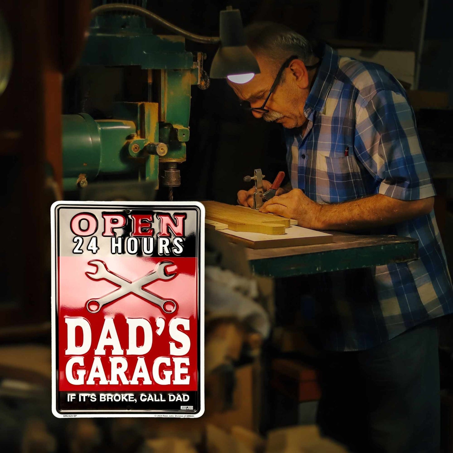 Dad's Garage Open 24 Hours If It's Brok Call Dad Man In Garage View