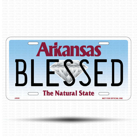 BIGFOOT Flat Aluminum License Plate | 6" x 12" | State Plate Front View Name Plate