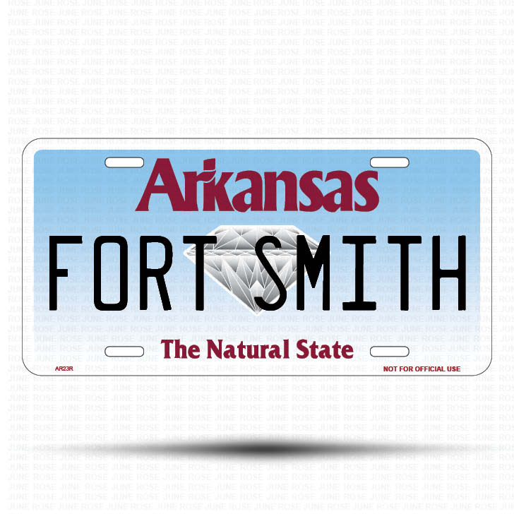 THE BOSS Flat Aluminum License Plate | 6" x 12" | State Plate Front View Name Plate