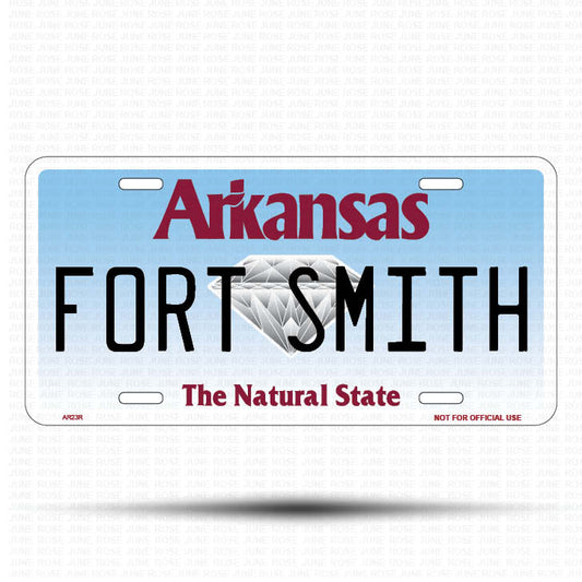 THE BOSS Flat Aluminum License Plate | 6" x 12" | State Plate Front View Name Plate