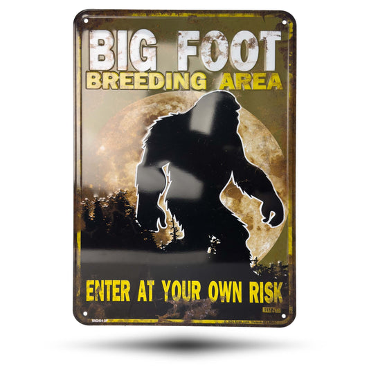 Big Foot Breeding Area Enter At Your Own Risk Front View