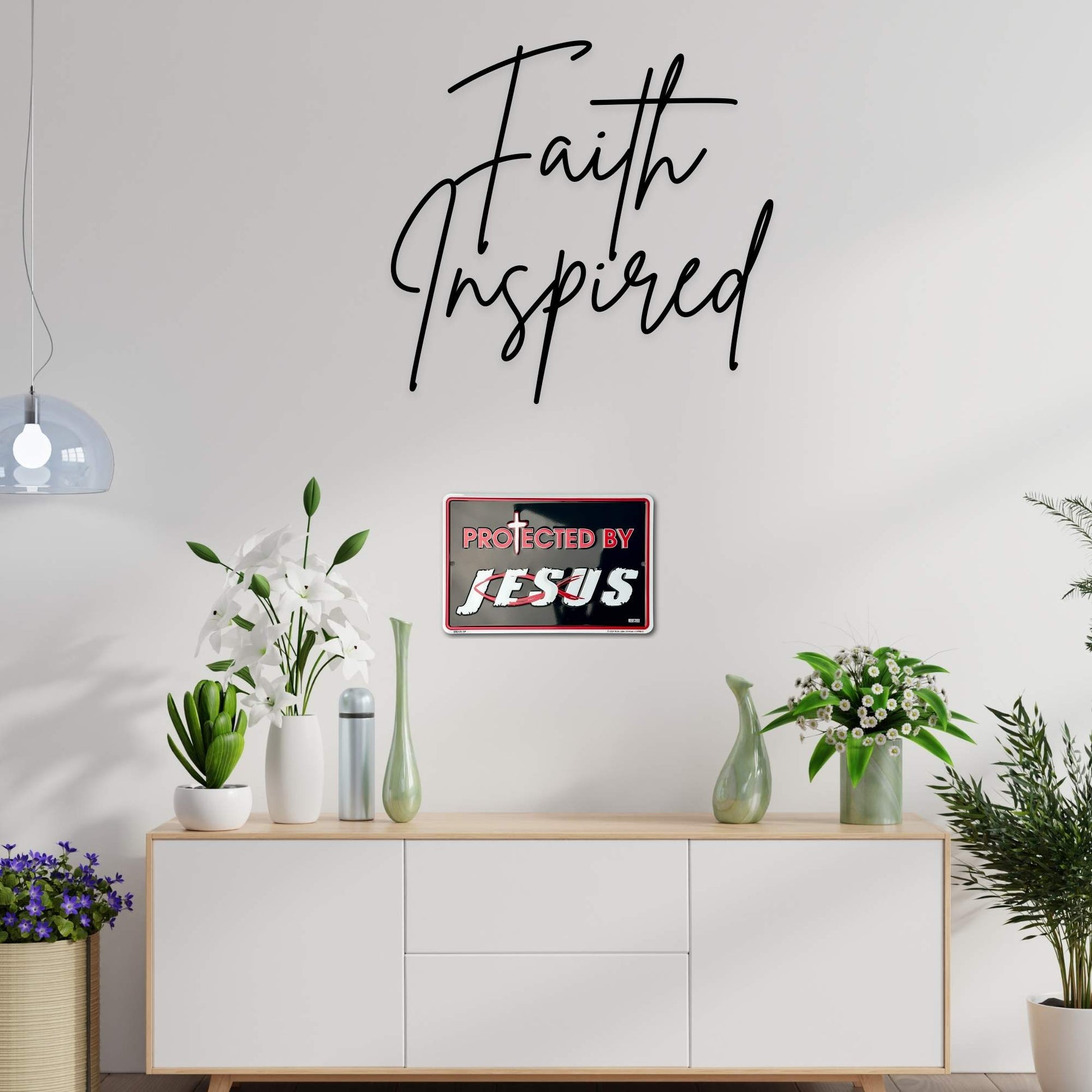 Protected By Jesus In Use Living Room