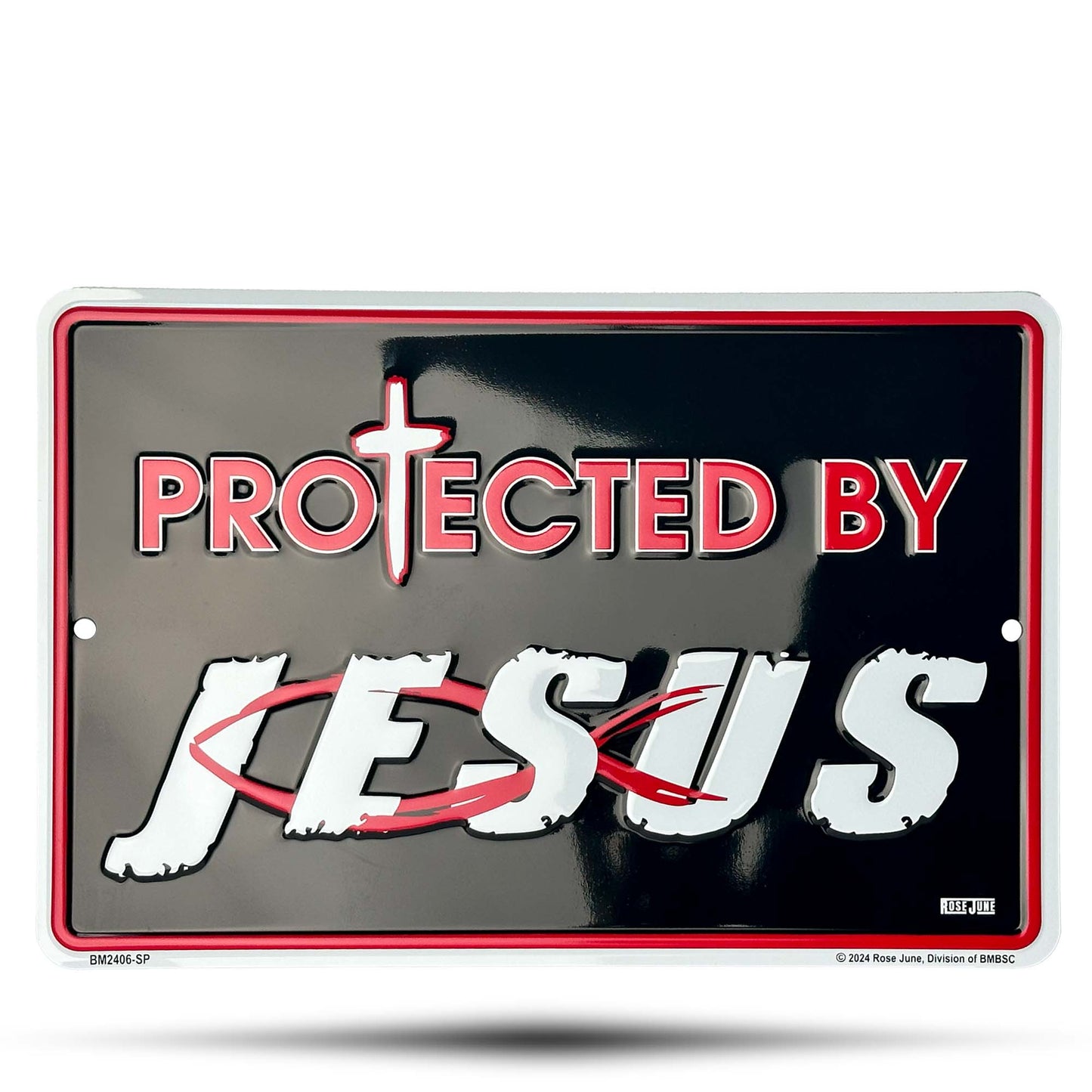 Protected By Jesus Front View