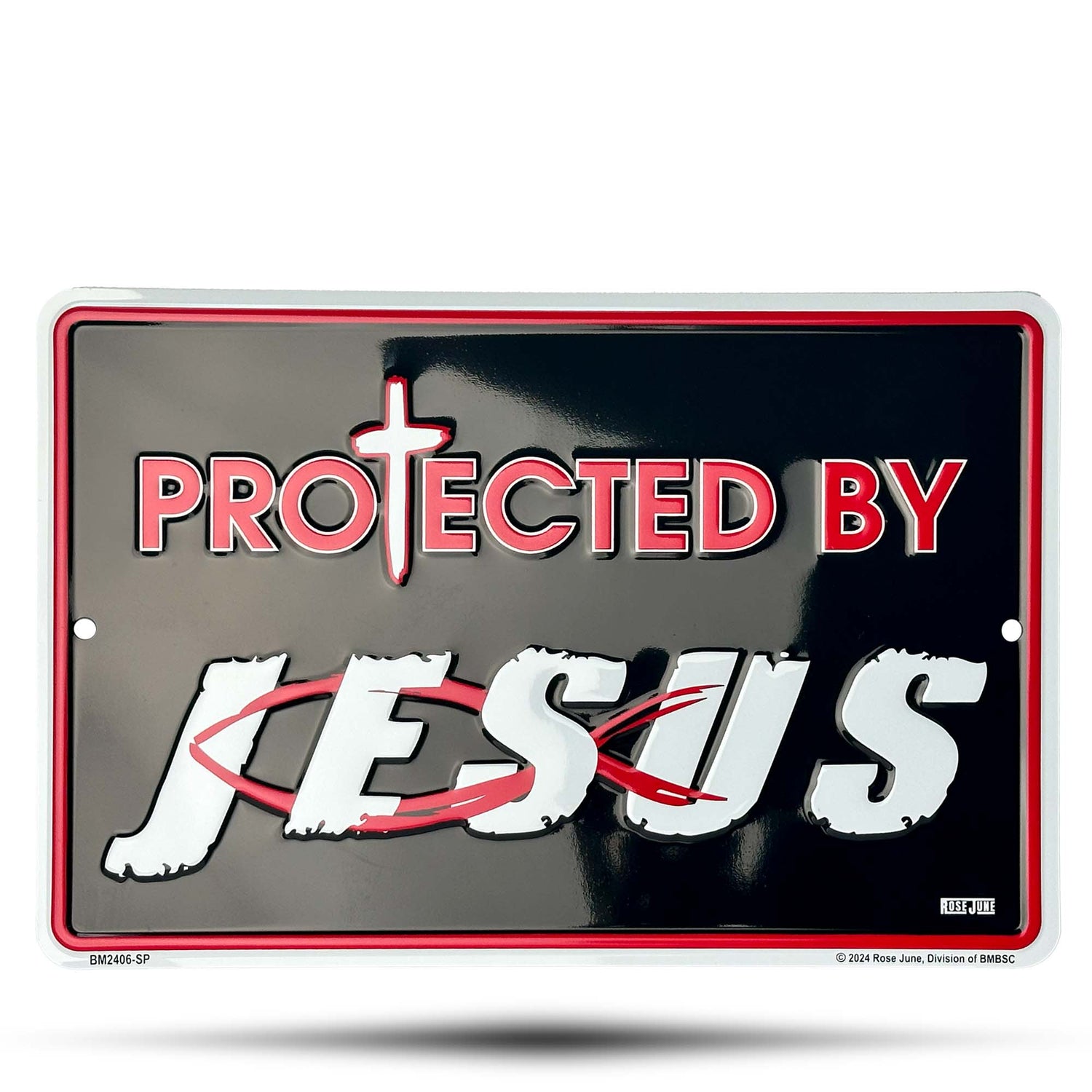 Protected By Jesus Front View