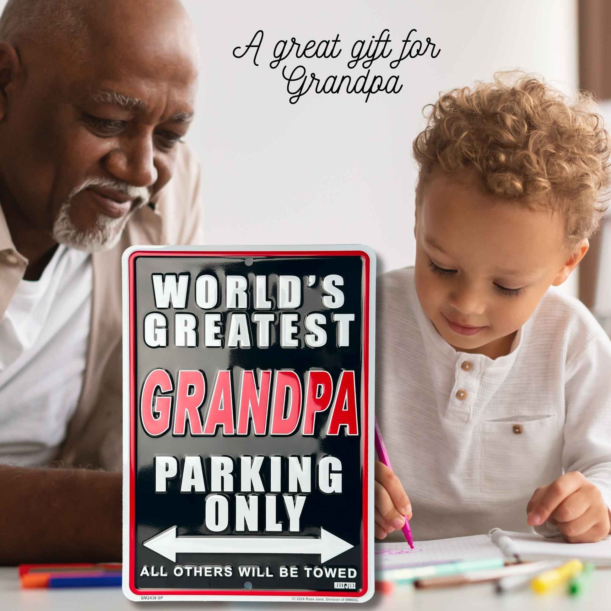 World's Greatest Grandpa parking only all others will be towed In Use View