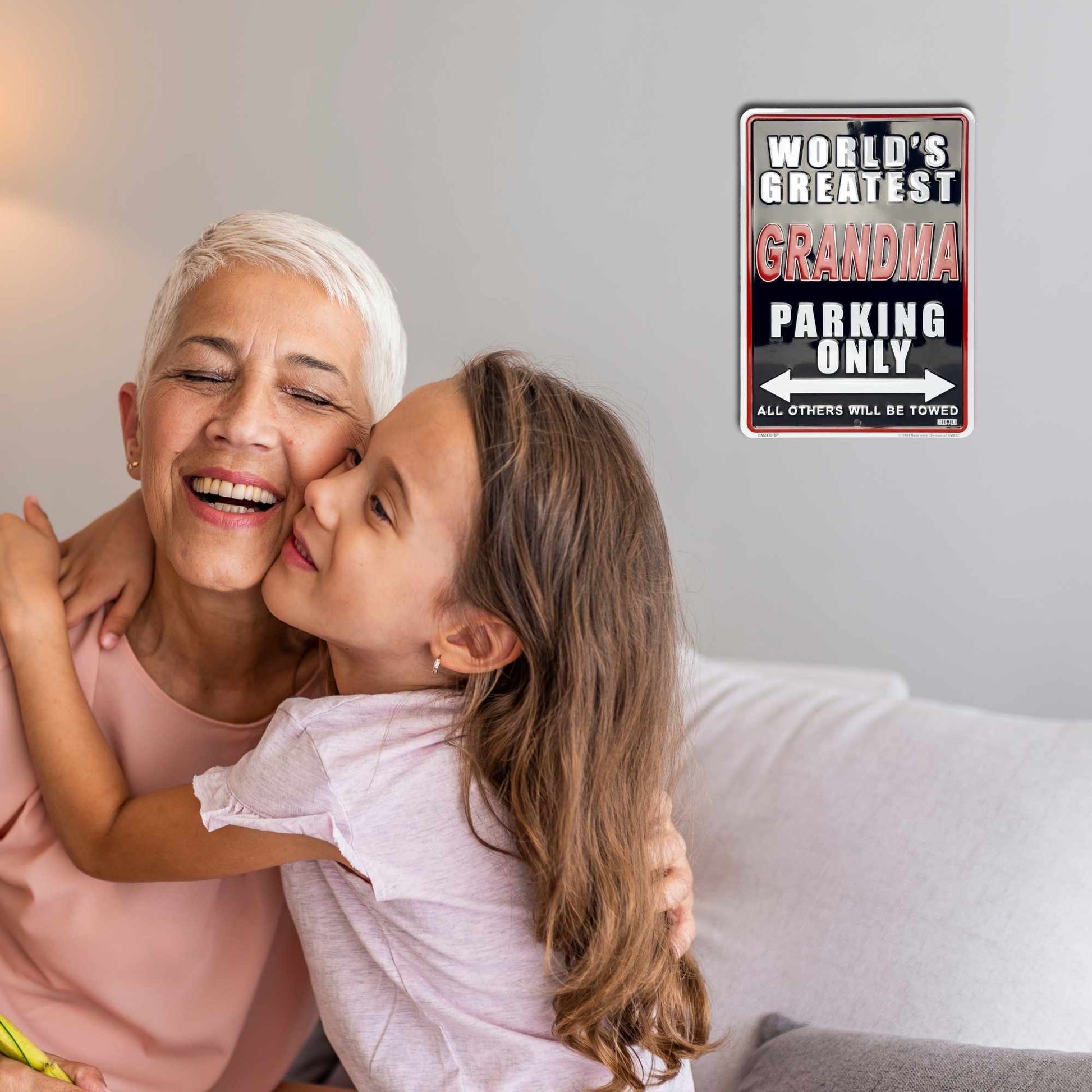 World's Greatest Grandma parking only all others will be towed In Use Couch