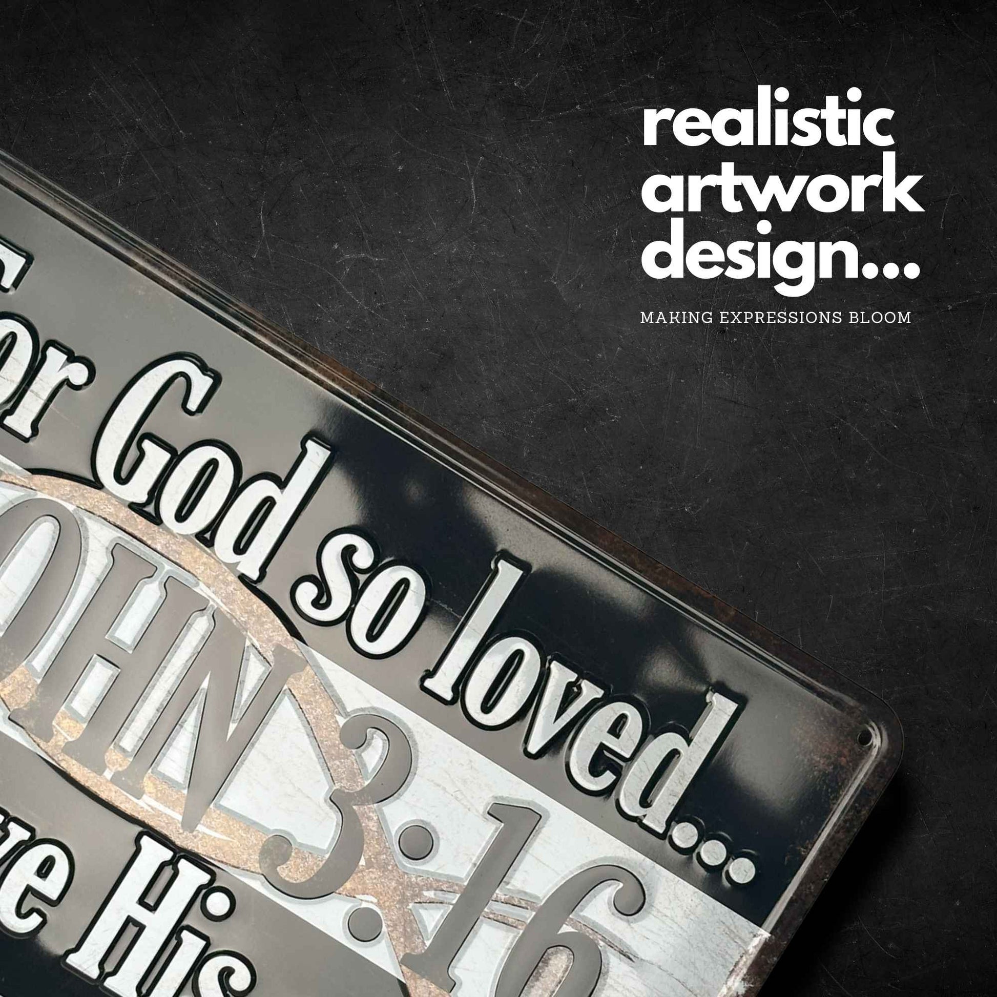 For God So Loved John 3:16 He Gave His Only Artwork Design