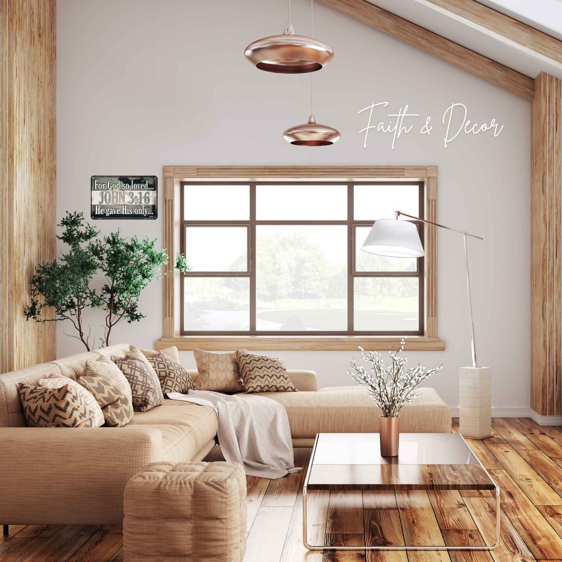 For God So Loved John 3:16 He Gave His Only In Use Living Room