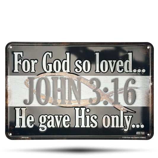 For God So Loved John 3:16 He Gave His Only Front Side